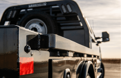 Outer rub rail along the side of a Legend X truck bed